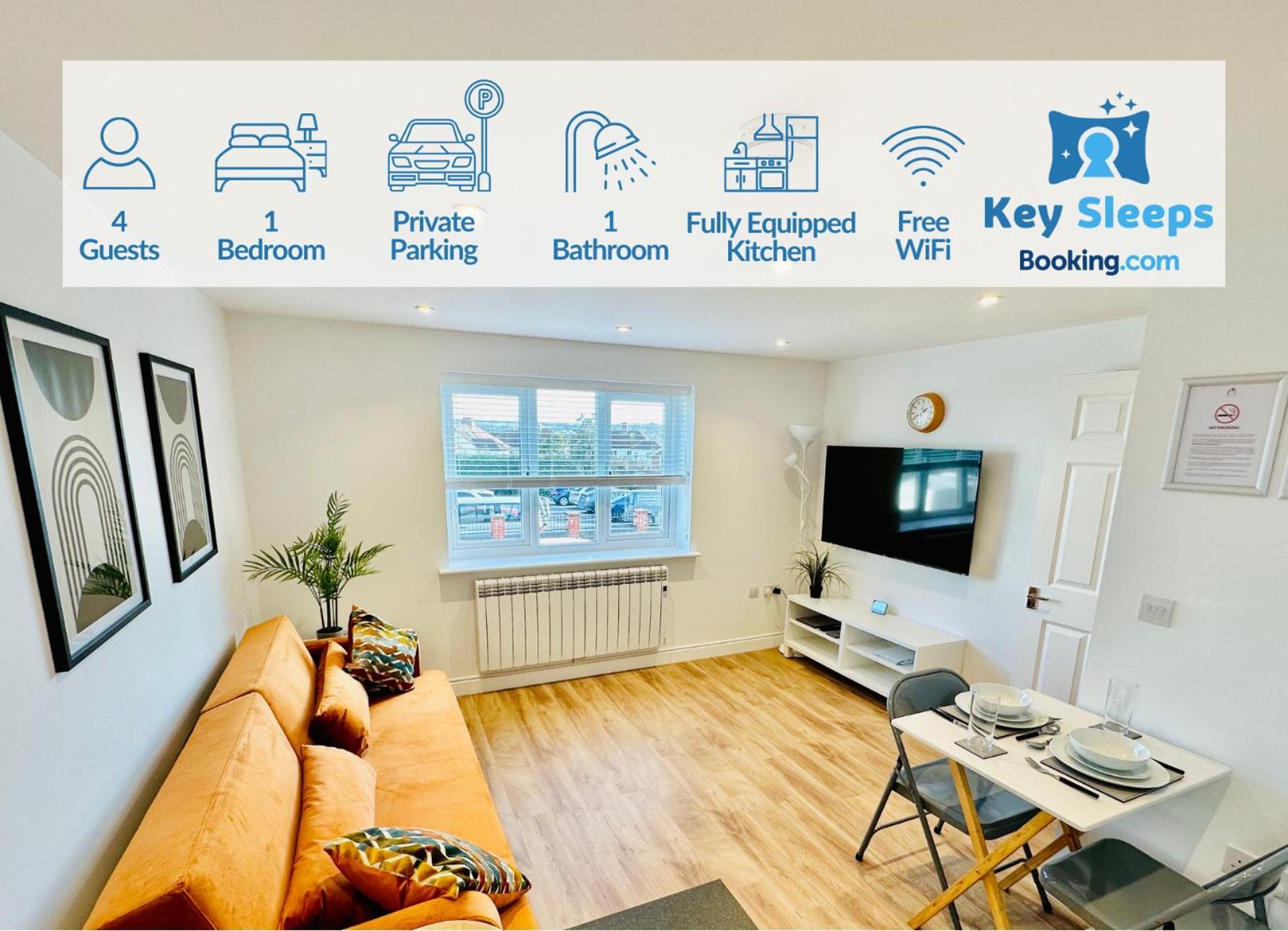 Apartament Private Parking Stylish Great Location Guildford Zewnętrze zdjęcie